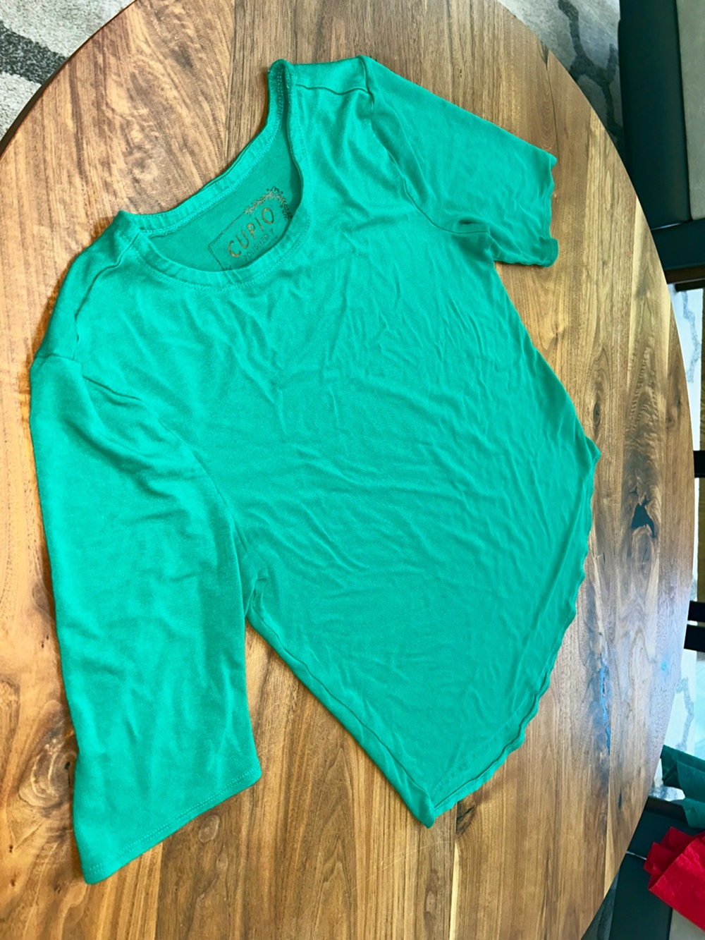 Cupio Women’s Green Short Sleeve Top